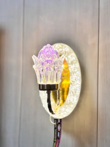 Flower Crystal Wall Lamp