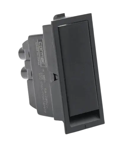 Flat Switch Black 10A