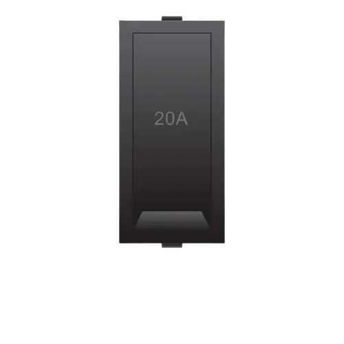 Flat Switch 20A Black